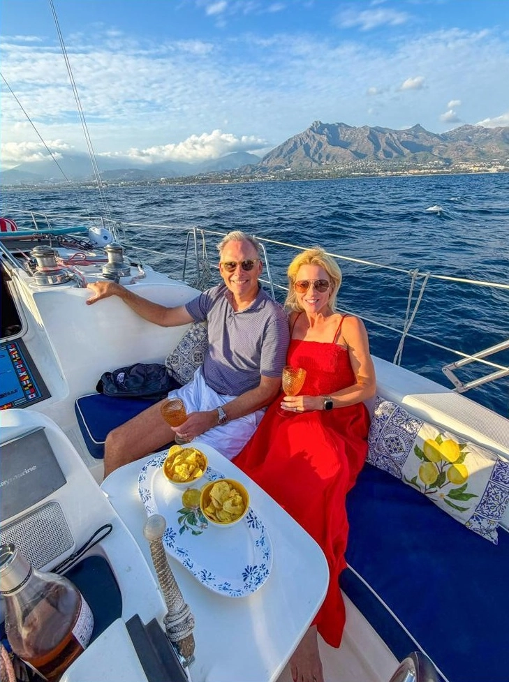 Private sailboat rental in Puerto Banus with champagne toast